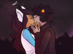 bloodtier dogtier jade_harley karkat_vantas kats_and_dogs kiss profile redrom shipping starter_outfit rating:Safe score:0 user:sync