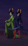 ancestors blindsprings dubcon fashion holding_hands marquise_spinneret_mindfang shipping stars the_dolorosa vampir8s rating:Safe score:4 user:sync