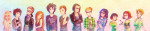 alternians ami_magane aradia_megido equius_zahhak eridan_ampora feferi_peixes gamzee_makara humanized kanaya_maryam karkat_vantas nepeta_leijon sollux_captor tavros_nitram terezi_pyrope vriska_serket rating:Safe score:6 user:Nyre