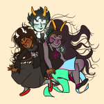 blush dogtier feferi_peixes freckles godtier horrorcuties jade_harley kanaya_maryam mary_shelly multishipping otparty rainbow_drinker redrom shipping space_aspect spaceship witch rating:Safe score:5 user:Jogn_Ehbert