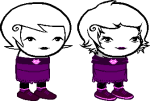 alternate_hair foxy_kittyknit_dress image_manipulation roxy_lalonde shoyslayer solo sprite_mode rating:Safe score:4 user:NothingSpecial