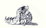 2012 au blood crying dirk_strider fullres fusion grayscale holding_hands jake_english kiss kitkaloid kneeling lord_english monochrome no_glasses profile pumpkin_patch redrom shipping sketch starter_outfit twin_m9_berettas rating:Safe score:2 user:sync