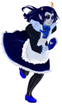blush crossdressing equius_zahhak heart palemarried saucy_maid_outfit solo transparent rating:Safe score:15 user:Pie