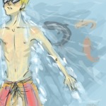 animals dirk_strider high_angle ocean solo source_needed sourcing_attempted swimsuit rating:Safe score:1 user:Chocoboo