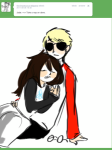ask dave_strider inexact_source jade_harley leverets no_glasses red_baseball_tee redrom shipping sleeping spacetime starter_outfit rating:Safe score:4 user:Chocoboo