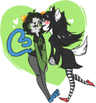 blush dogtail dogtier godtier jade_harley kiss mike nepeta_leijon no_hat olive_garden shipping space_aspect witch rating:Safe score:13 user:Lettucefood