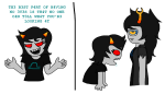 2025 frigiddoctoratus fullres jaggy_lines native_source no_glasses profile scourge_sisters shipping starter_outfit terezi_pyrope text this_is_stupid vriska_serket rating:Safe score:9 user:Doc_(frigidDoctoratus)