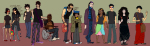 alternians aradia_megido broken_source crowry dragon_cane equius_zahhak eridan_ampora feferi_peixes fluorite_octet gamzee_makara holding_hands humanized kanaya_maryam karkat_vantas nepeta_leijon queen_bee redrom shipping sollux_captor tavros_nitram terezi_pyrope vriska_serket wheelchair rating:Safe score:8 user:nobooks