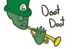die felt instrument meme parody skull_trumpet solo thefeltfan6 rating:Safe score:2 user:SirenDucks