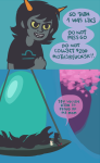 chazzerpan comic doomsday_scale dragonmom lusus mep no_glasses pyralspite scalemates seeing_terezi terezi_pyrope word_balloon rating:Safe score:14 user:sync