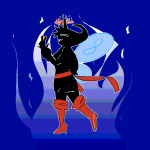 2025 candy_timeline eyepatch helltier homestuck:_beyond_canon mansuta profile silhouette solo vriska_serket rating:Safe score:3 user:Luxferre