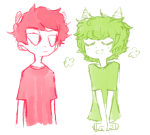 karkat_vantas limited_palette nepeta_leijon no_hat synco rating:Safe score:4 user:sync