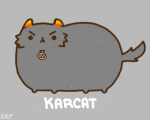 animalstuck animated crossover karkat_vantas karkinophile pusheen_the_cat solo rating:Safe score:0 user:sync