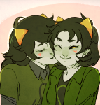 2012 ancest dancestors feastings fullres heart kiss leijons meulin_leijon nepeta_leijon no_hat olive_tea redrom shipping starter_outfit wonk rating:Safe score:12 user:Pie