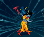 2014 blood dragon_cane godtier impalement krokodilov legislacerator_suit light_aspect no_glasses scourge_sisters terezi_pyrope thief vriska_serket rating:Safe score:3 user:Chocoboo