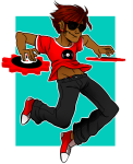 body_modification dave_strider knightlystride midair red_record_tee solo timetables transparent rating:Safe score:3 user:saigner