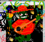 andrew_hussie caliborn goggles mexistuck music_note smoking rating:Safe score:14 user:ElementJester