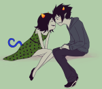 autumnalequinox blush karkat_vantas katnep nepeta_leijon no_hat profile redrom shipping rating:Safe score:6 user:The_Bigger_Repost_Account
