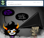 ask crossover drunkenfist gamzee_makara silent_hill word_balloon rating:Safe score:2 user:sync