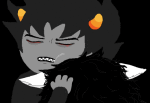  animated cosmic-aria dogtier godtier image_manipulation jade_harley karkat_vantas kats_and_dogs palerom shipping witch  rating:safe score:4 user:pie