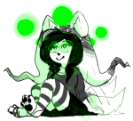 dogtail dogtier godtier jade_harley koalanurples limited_palette pawfeet solo witch rating:Safe score:5 user:Chocoboo
