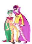 bunnyknickers dave_strider eridan_ampora smiling_eridan trickster_mode wavemakers rating:Safe score:3 user:Pie