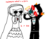 cannibalism colorfulchicken coolkids crossdressing dave_strider fanoffspring grubs redrom shipping terezi_pyrope what_are_you_doing_to_our_baby rating:Safe score:6 user:Pie
