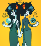 arlir dancestors holding_hands kanaya_maryam limited_palette maryams matriorb porrim_maryam rating:Safe score:5 user:ploe
