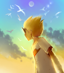 clouds dirk_strider rangaruka seagulls solo starter_outfit rating:Safe score:6 user:sync