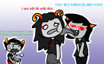 aradia_megido broken_source bucket dead_aradia kanaya_maryam licking nuclearmime starter_outfit sweat terezi_pyrope text rating:Safe score:2 user:Mashi
