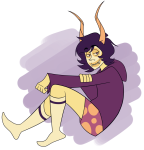 casual fashion gamzee_makara janey limited_palette solo transparent undergarments rating:Safe score:1 user:sync