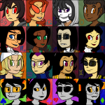 2011 alternians aradia_megido au beta_kids body_modification clubs dave_strider diamond equius_zahhak eridan_ampora eyepatch feferi_peixes fullres gamzee_makara headshot heart humanized jade_harley jaggy_lines john_egbert kanaya_maryam karkat_vantas mintylilfrog nepeta_leijon rose_lalonde sollux_captor spade speciesswap tavros_nitram terezi_pyrope trollified vriska_serket zodiac_symbol rating:Safe score:6 user:Edfan32