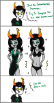 ancest comic crossover dancestors doublerainbow dream_ghost kanaya_maryam maryams porrim_maryam rainbow_drinker shipping spongebob_squarepants undergarments rating:Safe score:9 user:sync