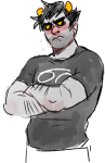 ageswap arms_crossed blush deleted_source karkat_vantas musclestuck private_source request solo yt rating:Safe score:15 user:Pie