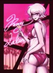 2025 alcohol back_angle blush bubionstrike cocktail_glass fullres grand_theft_auto pastiche roxy_lalonde solo swimsuit text trees rating:Questionable score:14 user:Luxferre
