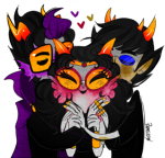 deleted_source eridan_ampora eriferi feferi_peixes freckles heart hug kiss moved_source multishipping queen_bee redrom shipping sollux_captor zamii070 rating:Safe score:4 user:Pie