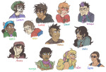 alternians aradia_megido equius_zahhak eridan_ampora feferi_peixes gamzee_makara humanized kanaya_maryam karkat_vantas nepeta_leijon skully sollux_captor tavros_nitram terezi_pyrope vriska_serket rating:Safe score:3 user:sync