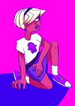 kneeling rose_lalonde solo starter_outfit yumimori rating:Safe score:2 user:Pie