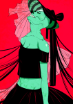 calliope fashion formal hat limited_palette milkydayy solo rating:Safe score:5 user:Pie