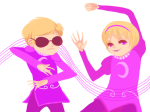 caitlin dave_strider dreamself panel_redraw rose_lalonde siblings:daverose rating:Safe score:2 user:sync