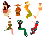 alifa aradia_megido kanaya_maryam karkat_vantas nepeta_leijon sollux_captor tavros_nitram terezi_pyrope trickster_mode rating:Safe score:7 user:Pie