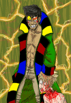 2012 animated anonnomouse blood blush body_hair body_modification broken_source cairo_overcoat carrying decapitation dirk_strider epilepsy_warning fusion gore jake_english lightning lord_english no_glasses no_shirt pool_balls rating:Safe score:0 user:sync