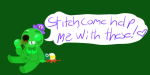 2013 blood clothingswap clover clover_with_a_mouth eyesquick felt freckles fullres gore heart mii-kami sitting solo word_balloon rating:Safe score:2 user:SirenDucks