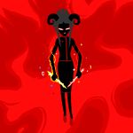 2025 animated damara_megido dancestors dream_ghost epilepsy_warning fire frigiddoctoratus fullres image_manipulation jaggy_lines midair native_source psionics quills_of_echidna silhouette starter_outfit rating:Safe score:3 user:Doc_(frigidDoctoratus)