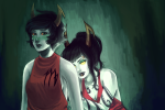aradiajones blush body_modification dancestors kanaya_maryam maryams porrim_maryam rainbow_drinker rating:Safe score:14 user:ploe