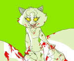 blood broken_source liss monochrome nepeta_leijon no_hat solo rating:Safe score:2 user:ohellothere