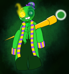 2013 cairo_overcoat clothingswap clover clover_with_a_mouth felt freckles fullres golden_cuestaff green_sun mii-kami pool_balls solo rating:Safe score:3 user:SirenDucks