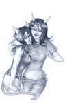 grayscale mesitka nepeta_leijon pencil redrom scratch_and_sniff shipping terezi_pyrope rating:Safe score:6 user:sync