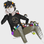 alternians aradia_megido equius_zahhak eridan_ampora feferi_peixes gamzee_makara grubs kanaya_maryam karkat_vantas kindergraph nepeta_leijon sitting sollux_captor tavros_nitram terezi_pyrope vriska_serket rating:Safe score:4 user:Chocoboo