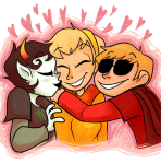 dave_strider dersecest fraymotif godtier heart incest kanaya_maryam kiss knight light_aspect multishipping redrom rose_lalonde rosemary rosemary_&_thyme seer shipping time_aspect rating:Safe score:3 user:sync